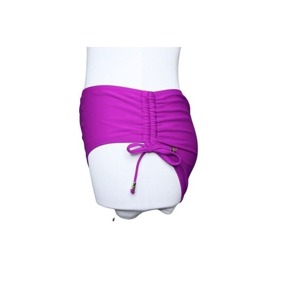 Catalina Orchid Burst Drawstring Sides Swim Hipster Bottom sz‎ MEDIUM (8-10) - Picture 3 of 10